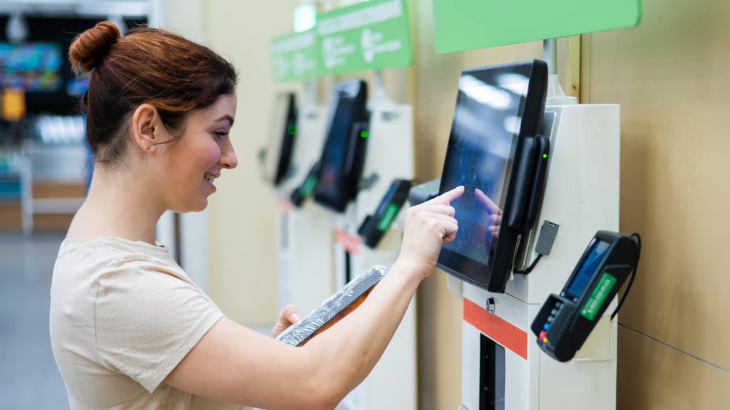 In store self checkout