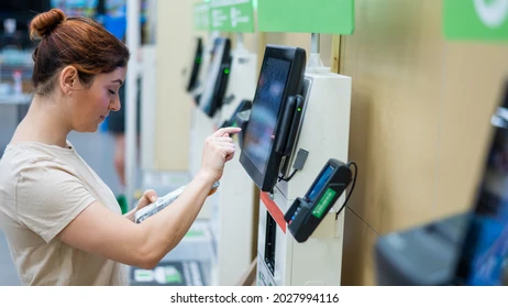 In store self checkout